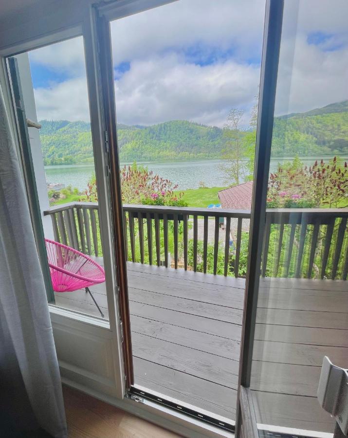 Ferienwohnung Strandbad - Alpen Popart Am See Schliersee Esterno foto