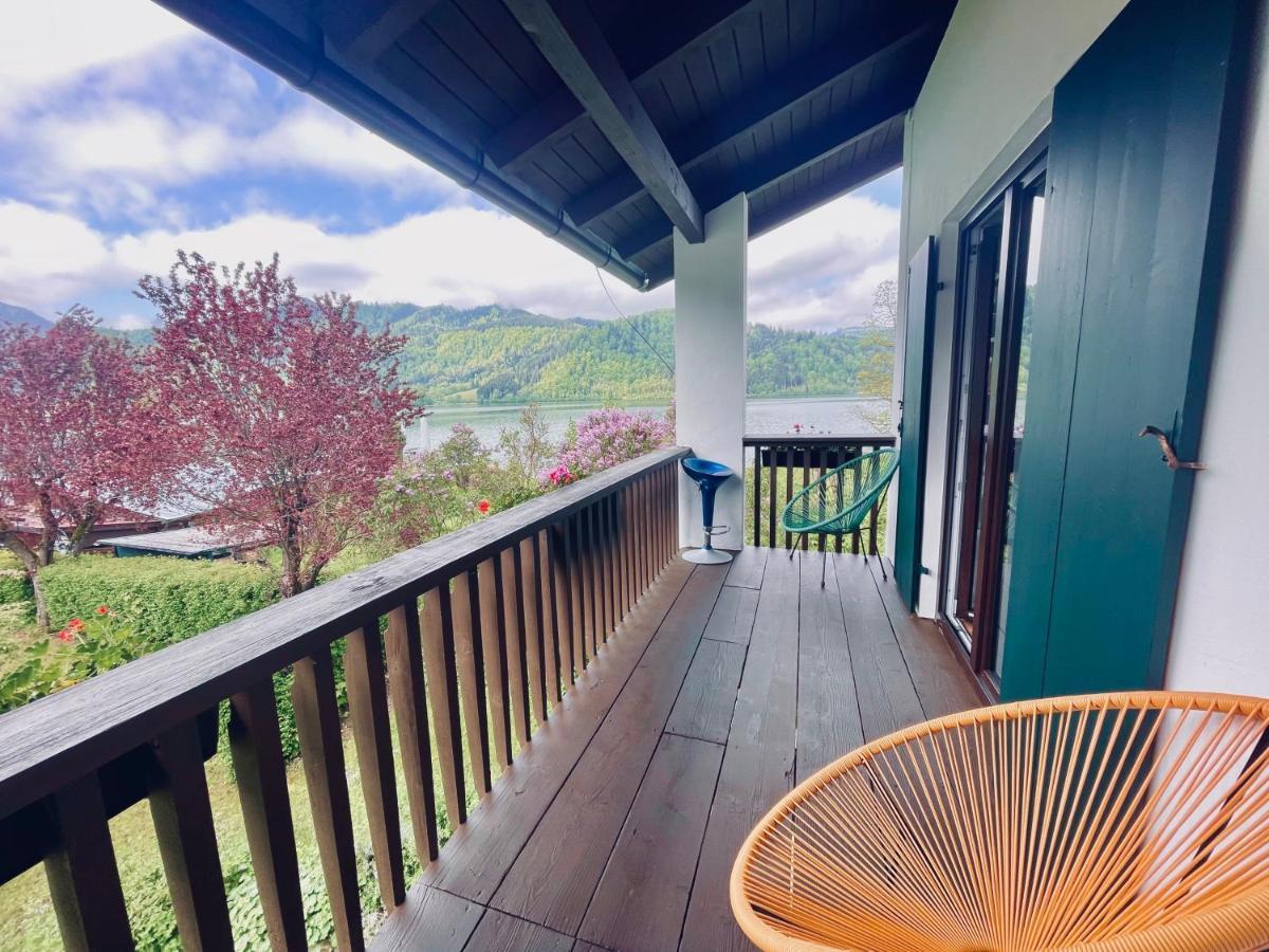 Ferienwohnung Strandbad - Alpen Popart Am See Schliersee Esterno foto